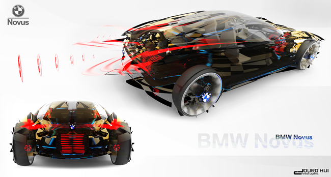 Portfolio 2013 Jourd'hui christophe Ferrari Getto concept BMW MZ8 Bmw Novus  DS Zéro  citroen Maserati Tivano