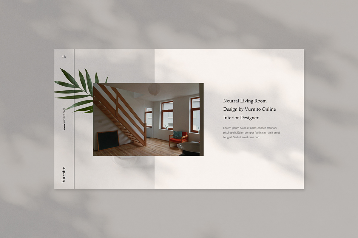 brochure ebook Google Slides Keynote Lookbook minimal portfolio Powerpoint presentation template