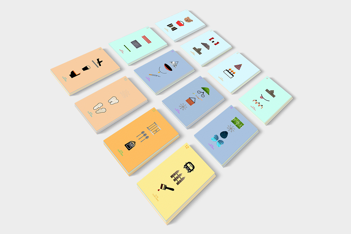 dream diary data visualisation Data Recording pictogram collage collage pictogram dream dreams cards personal project