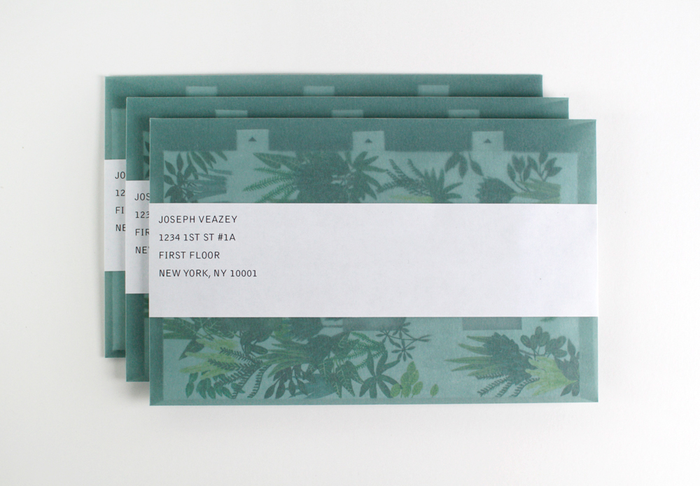 Flowers floral plants leaves garden green invite Invitation fashion week fashion show pull tab tab card Popup pop up