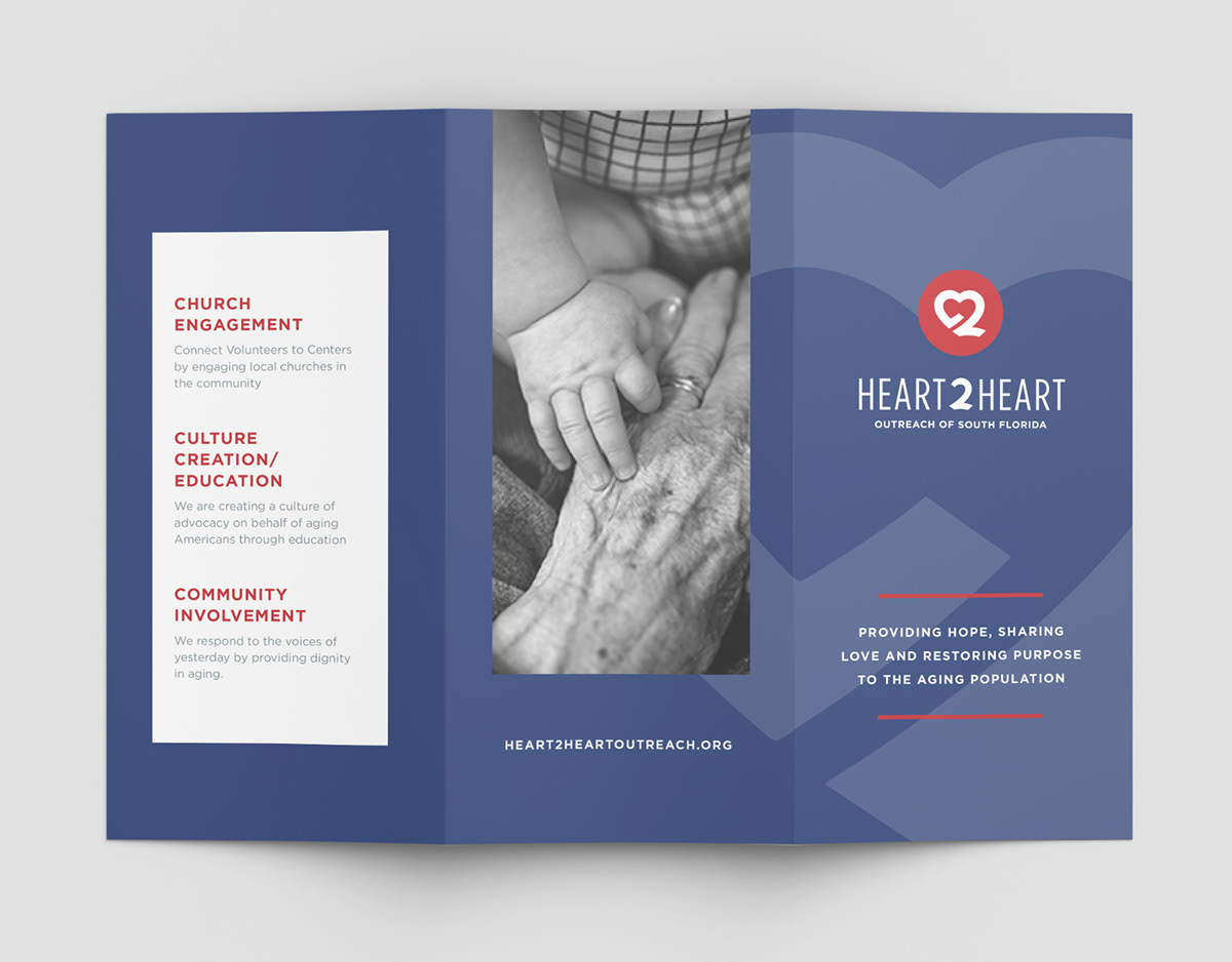 brochure clean design editorial Layout modern non-profit print print design  trifold