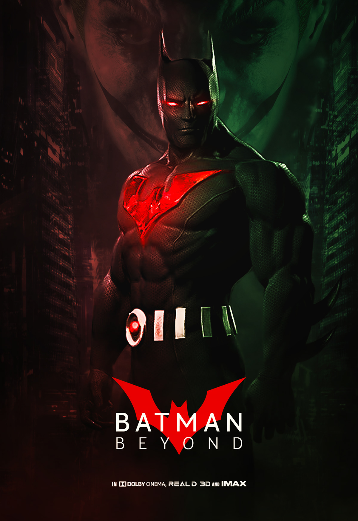 batman Batman Beyond fan poster joker manipulation movie poster poster