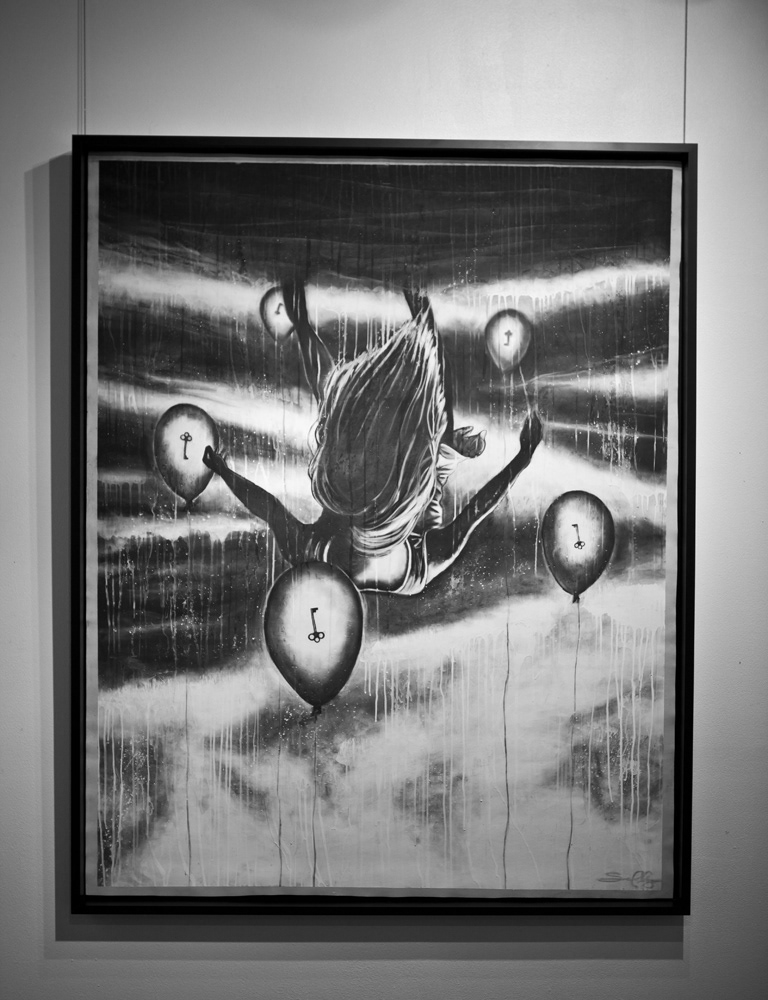 charcoal Mural portrait surreal Arkansas samuel gray samuel gray samuel gray art vinyl logo hope Love poster Invitation Opening door light Transport portfolio calendar Food 