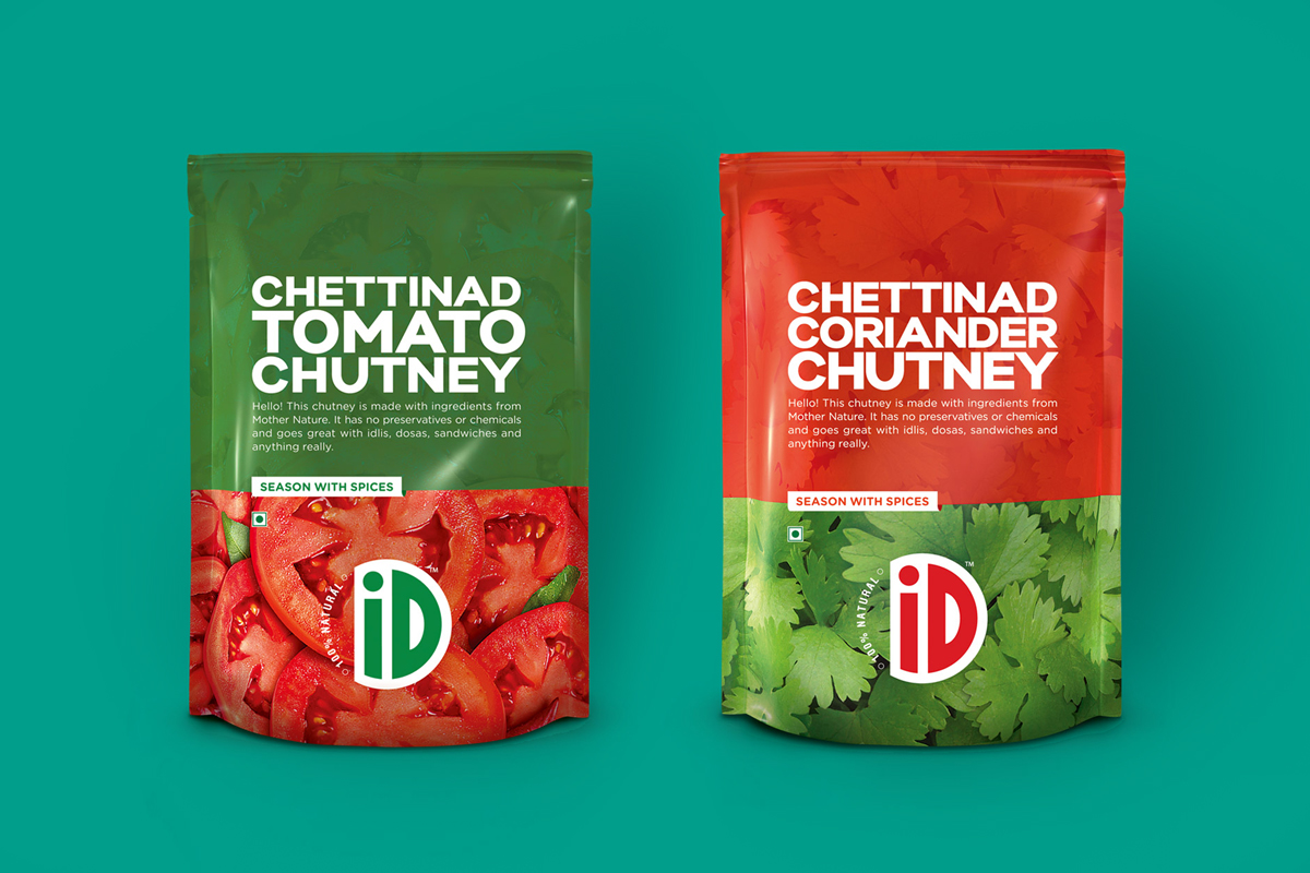 ID Food  Idly dosa batter pack design People Design chutney indian food