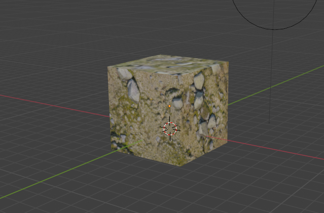 3D texture blender Modelagem 3D cubo
