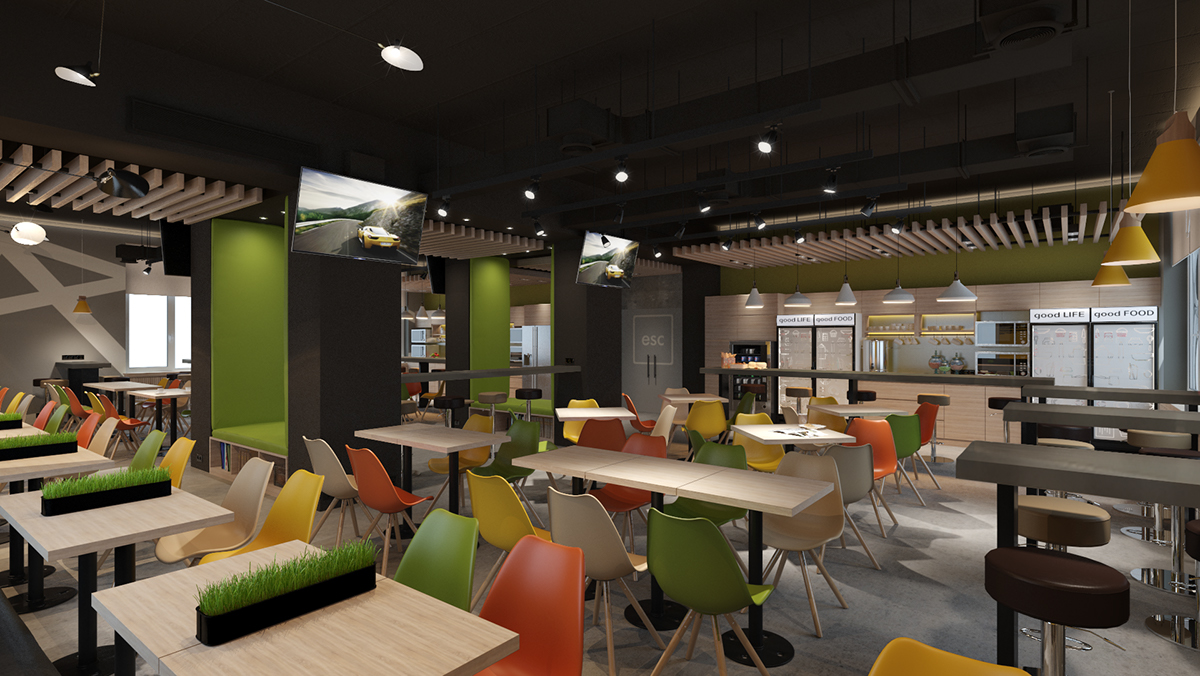 Office Canteen on Behance