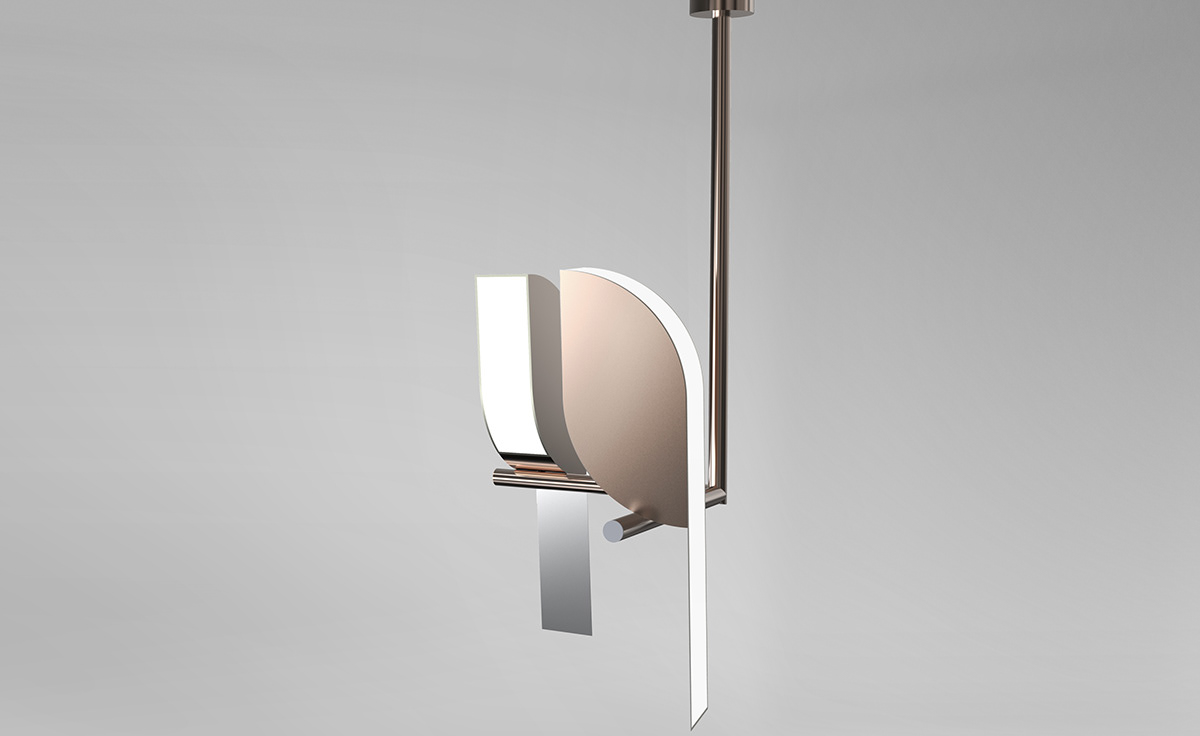 LG light product design  Luxury Design light design copper Lighting Design  pearlman daniel concept sketch lg