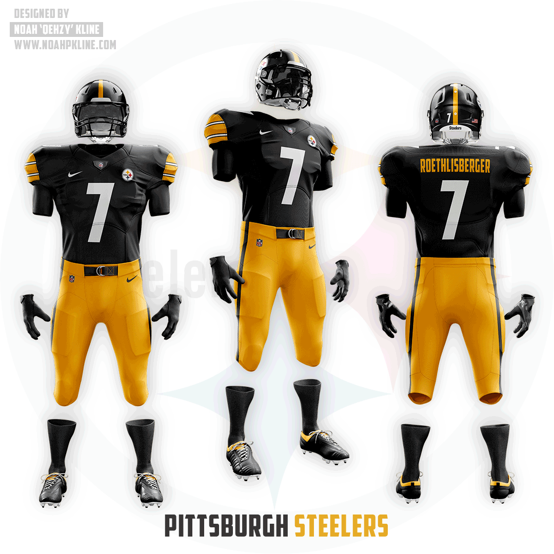 Pittsburgh Steelers New Uniforms (Fan Concepts) 