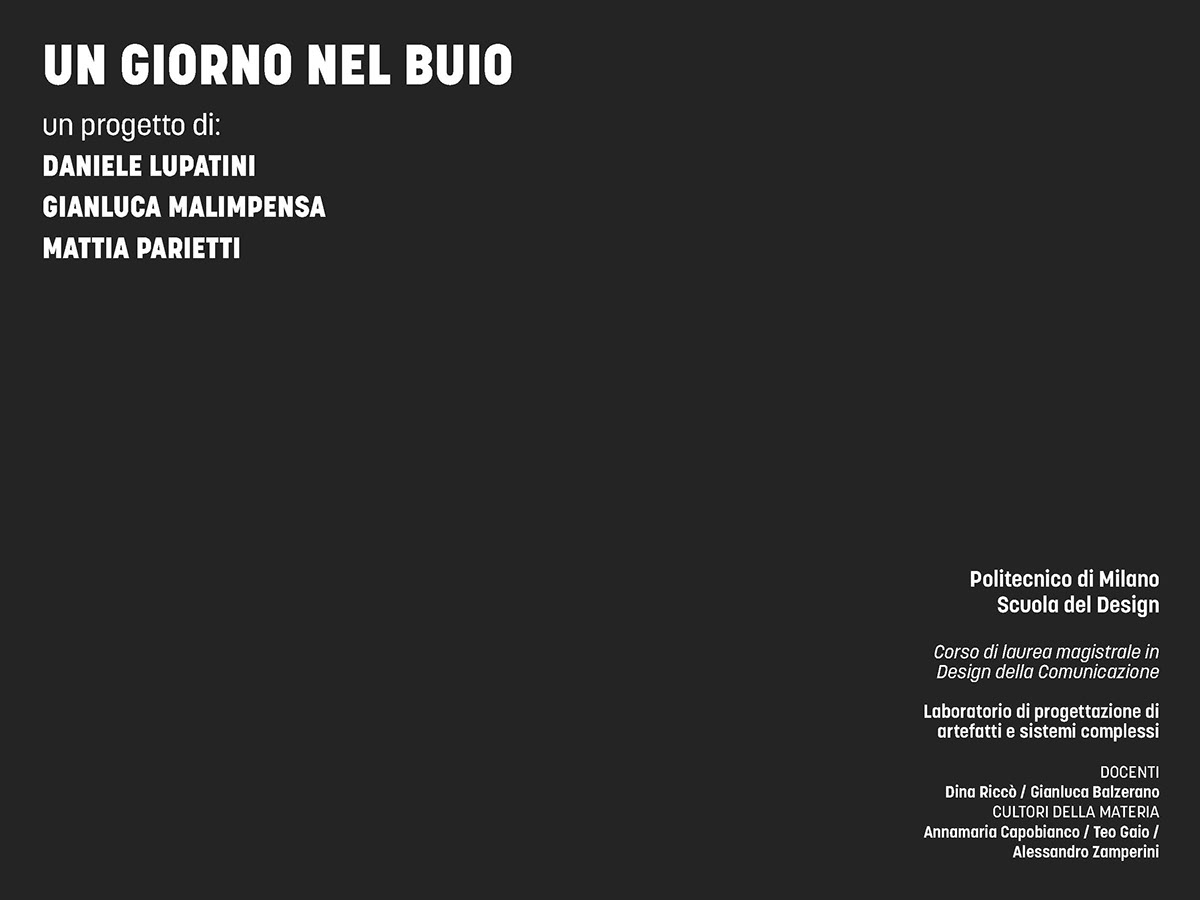 synaesthesia synaesthestic video blind blindness milano Spot ad
