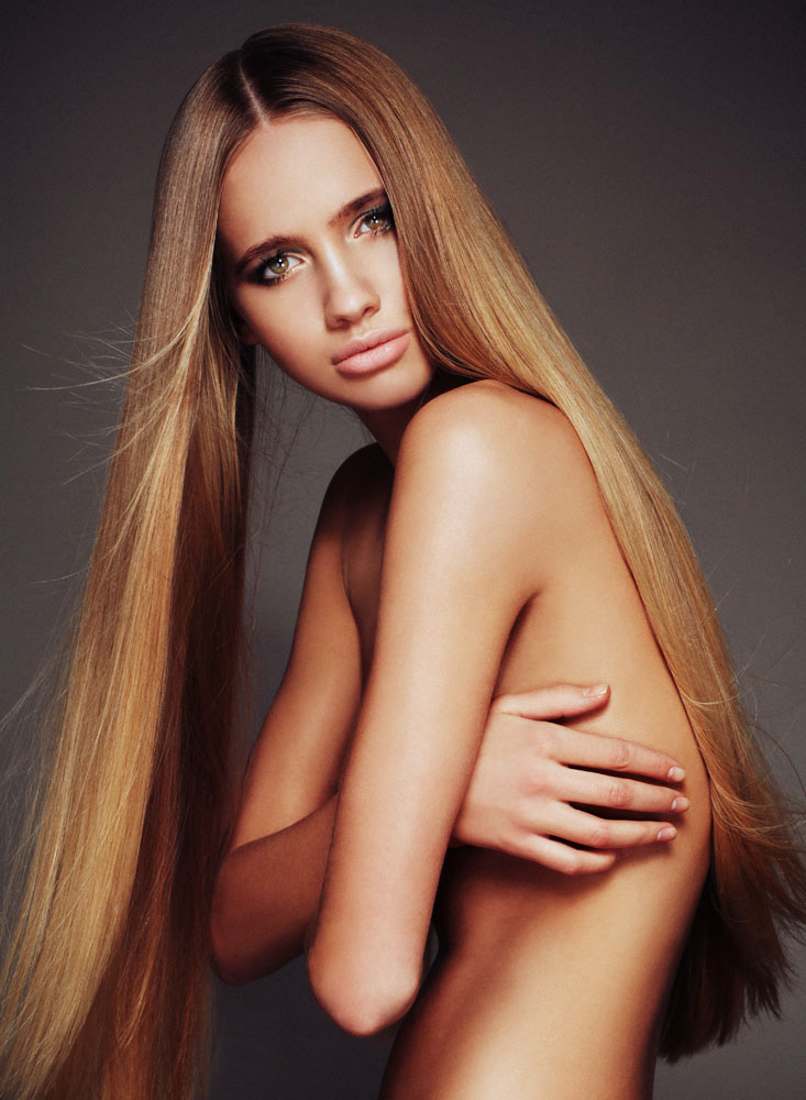 hair photoshop retouch editorial beauty