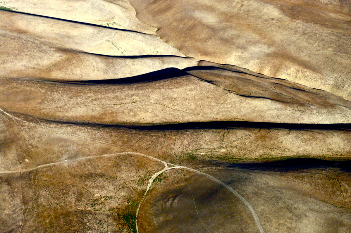 aerial landscape line texture pattern