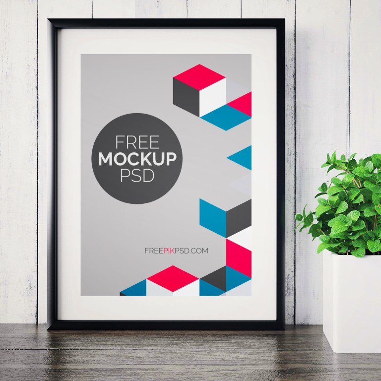 Download Framed Poster Mockup Free PSD on Behance