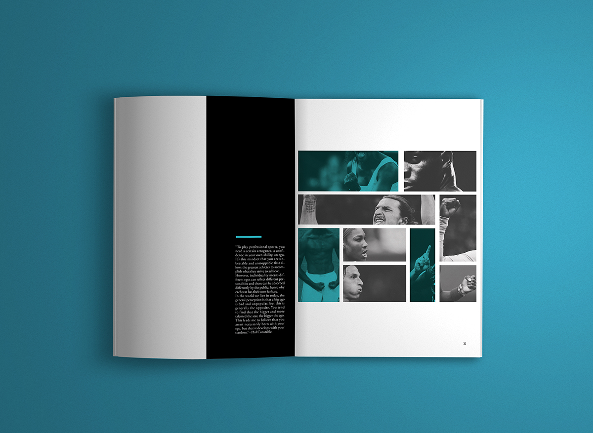 print Layout editorial design self publication book Booklet magazine contemporary journal ego modern clean grid