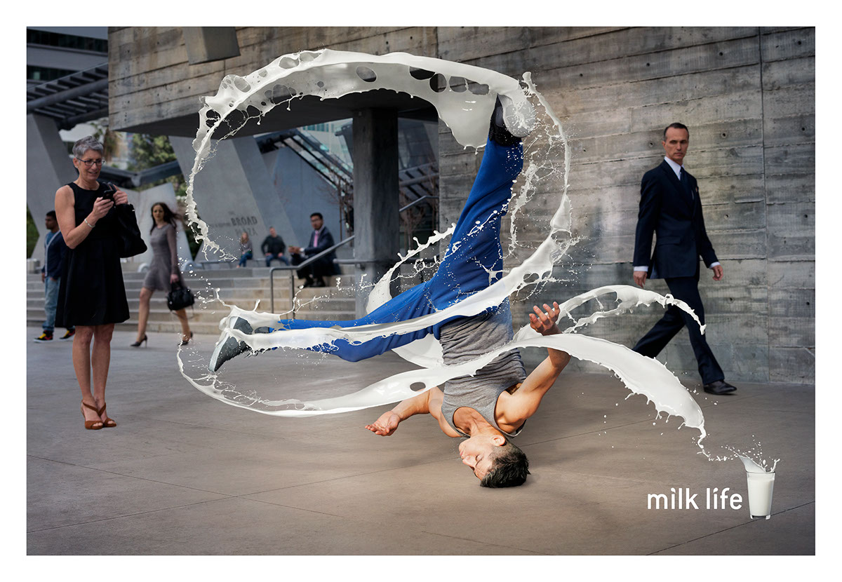 Milk Life Lowe dimitri daniloff milk Got Milk kids swimming pool Urban basket ball living room