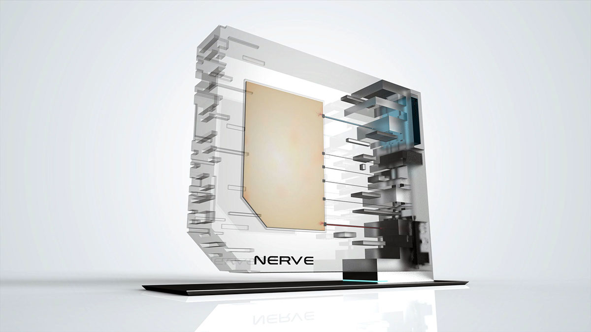 Nerve NERVE neural workstation NERVE concept neural workstation neural computing NT DESIGN STUDIO neural workstation concept