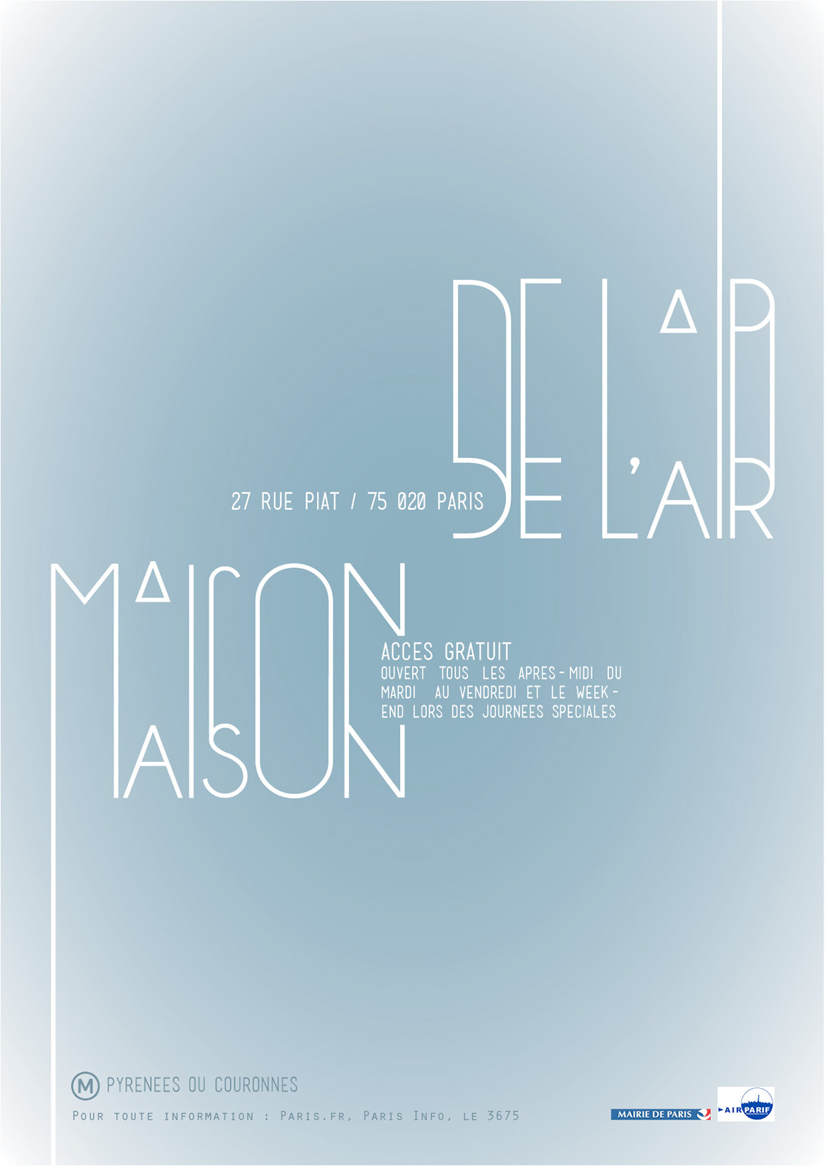air posters Typeface