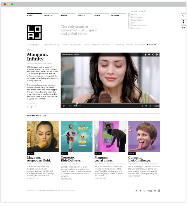 UI ux Web corporate online branding
