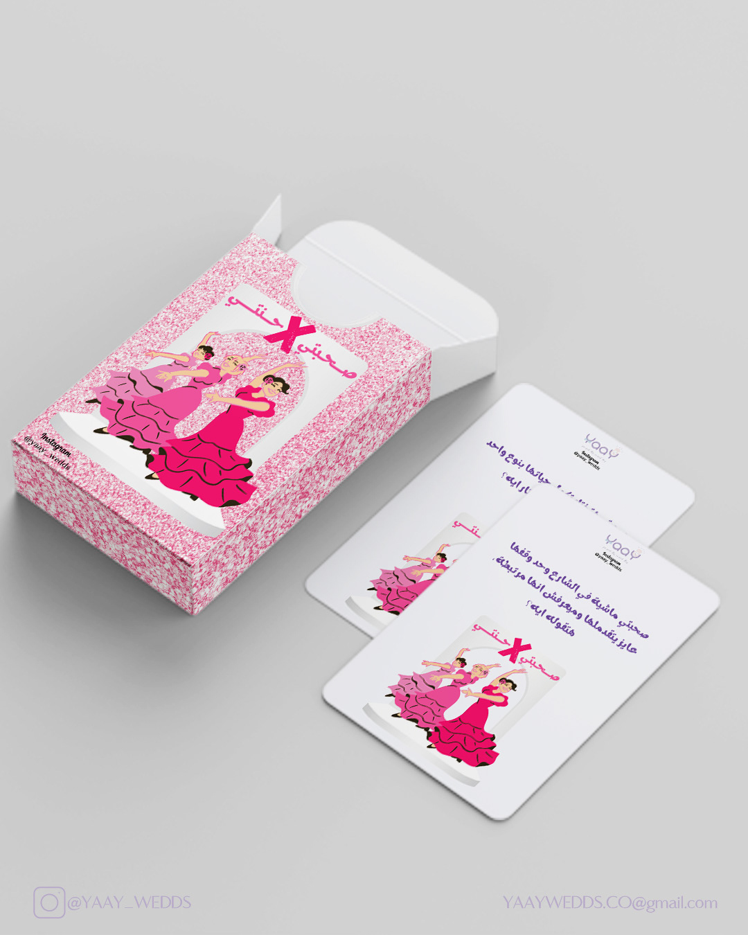design Graphic Designer wedding Event party bachelorette bride card design card games Playing Cards