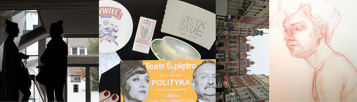 Gdansk ASP erasmus Travel Booklet Documentary  poland Handlettering ink Danzig warszawa