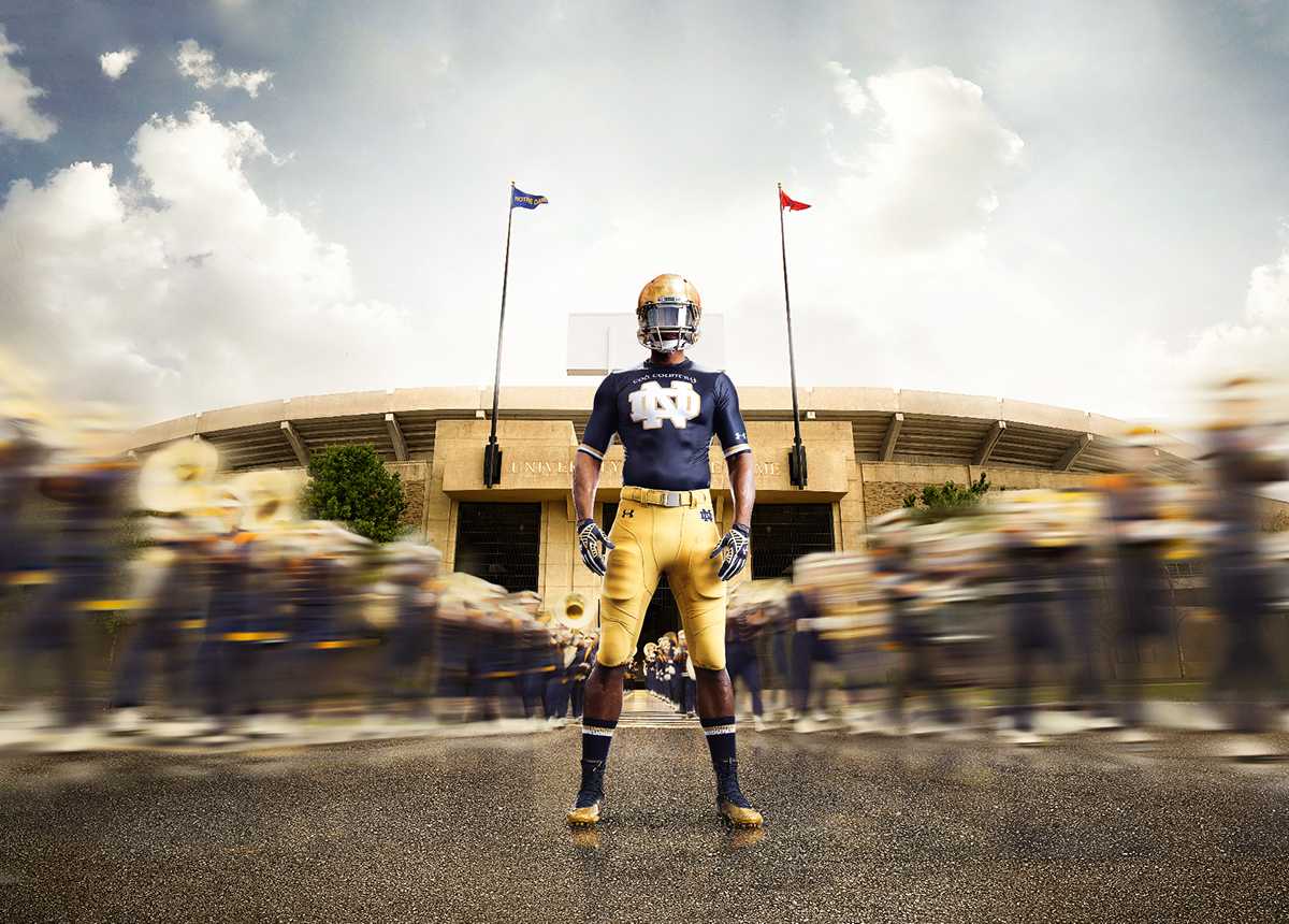 notre dame Under Armour football college football NCAA