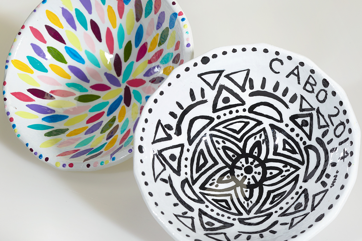 ceramic floral design pattern texture