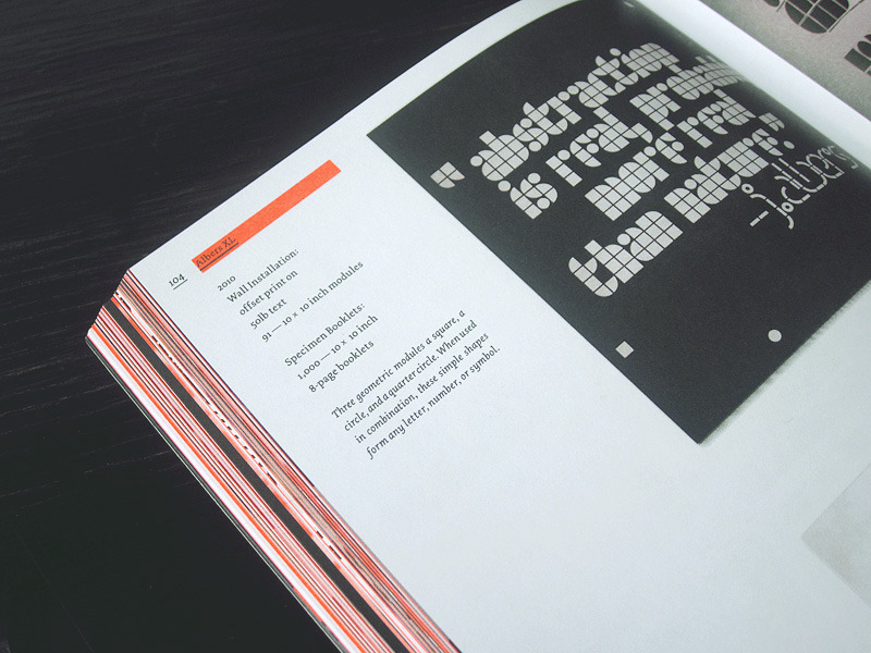 Typeforce book design design for designers