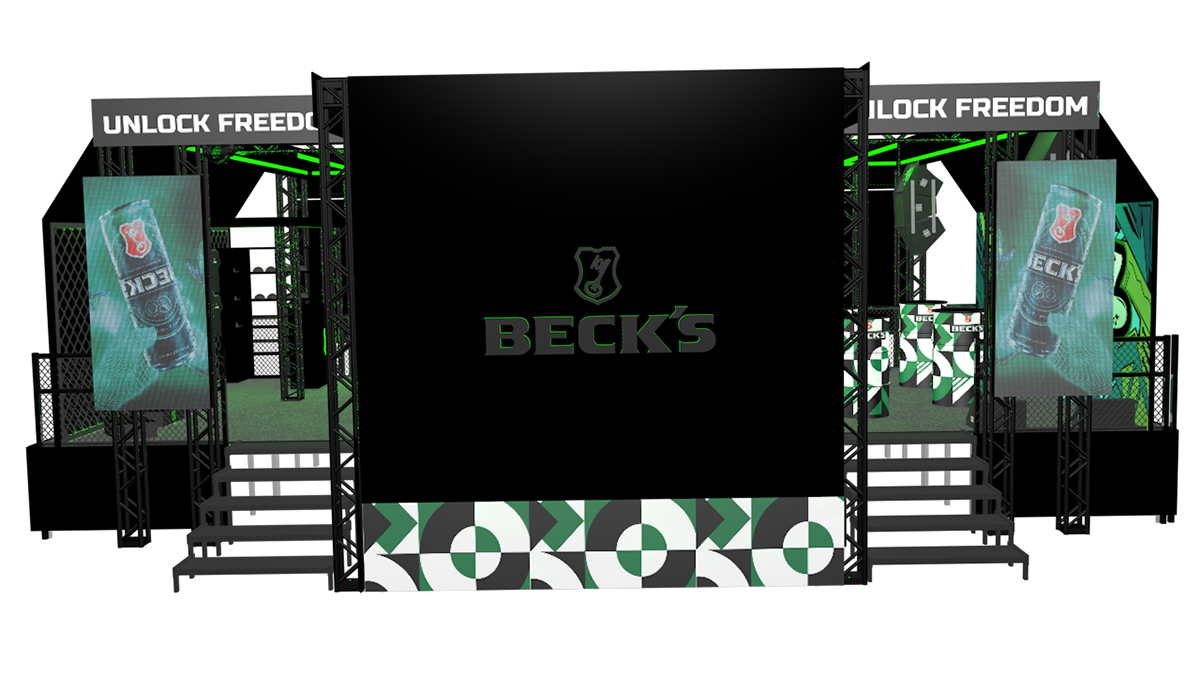 3D beck's design design3D Diseño3D DISEÑOINDUSTRIAL Diseños diseñovenezolano diseñovenezuela Stand