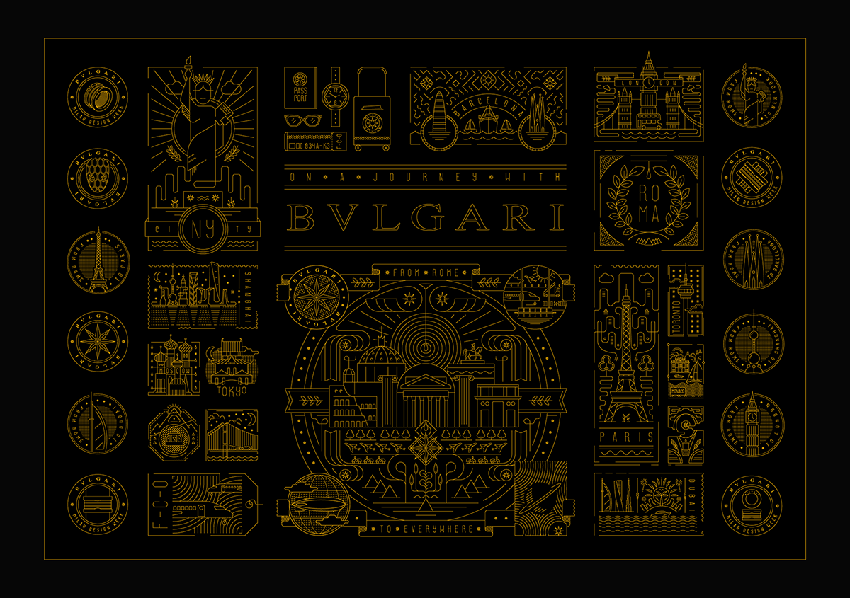 Bulgari Projects  Photos, videos, logos, illustrations and branding on  Behance