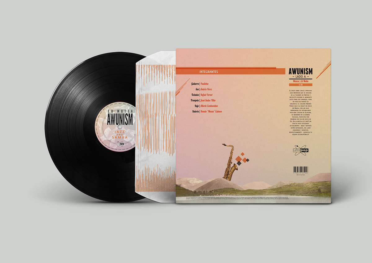 diseño gráfico Catedra Rico loop rico Ed Motta awunism vinilo Vinyl Sleeve Vinyl Cover federico zabala Música para los