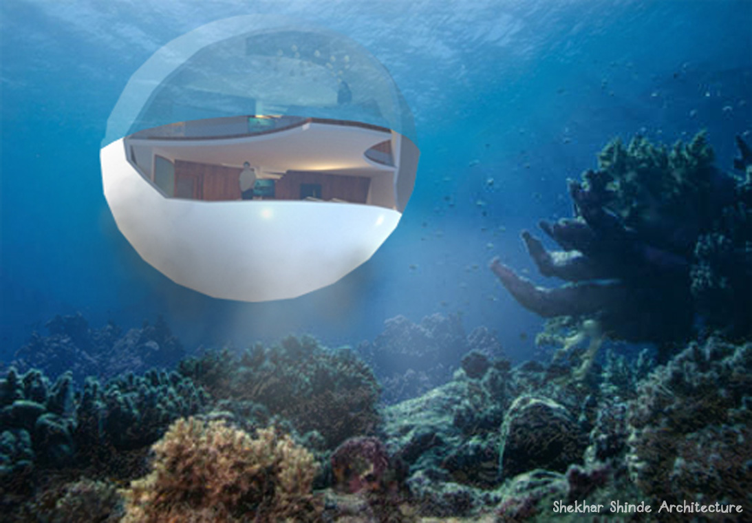 floating house  Floating architecture house on water underwater house  underwater structure underwater architecture