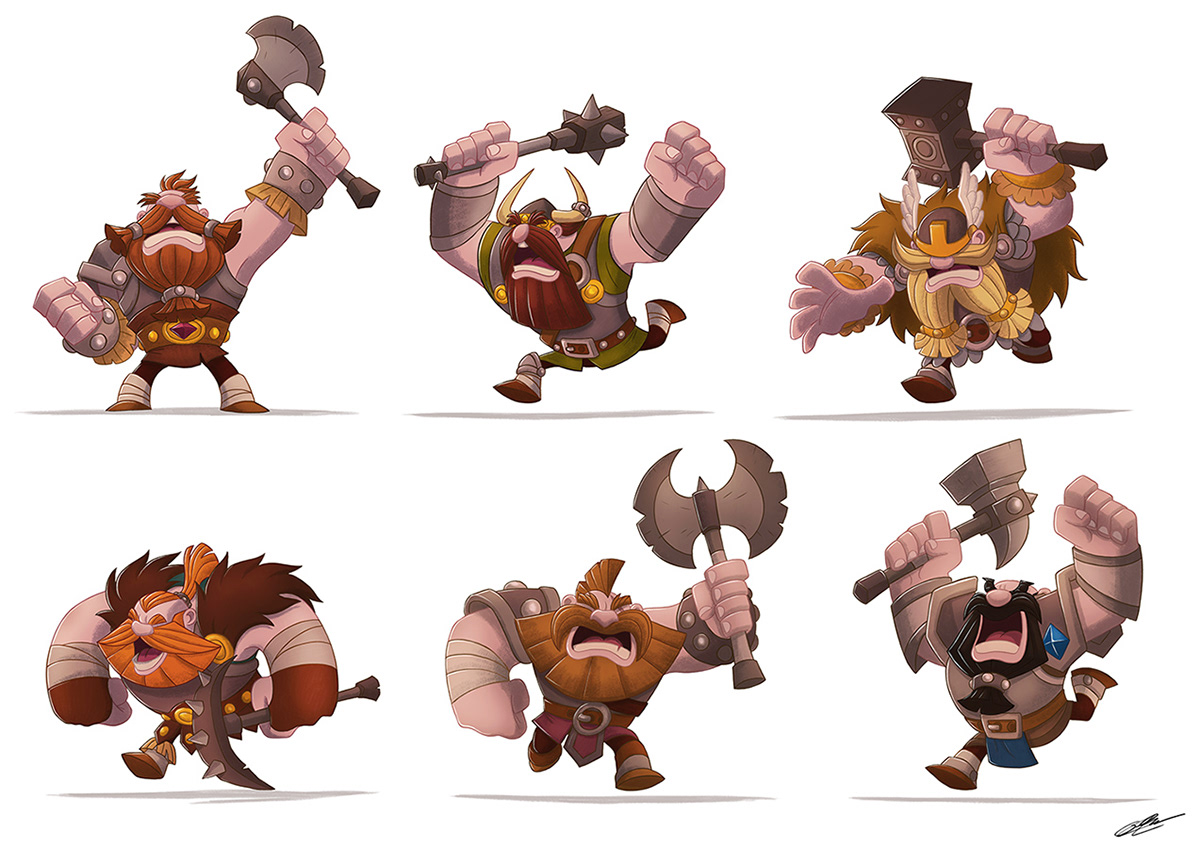 Character Character design  dessin Drawing  dwarf dwarfs heroic fantasy ILLUSTRATION  sketch viking