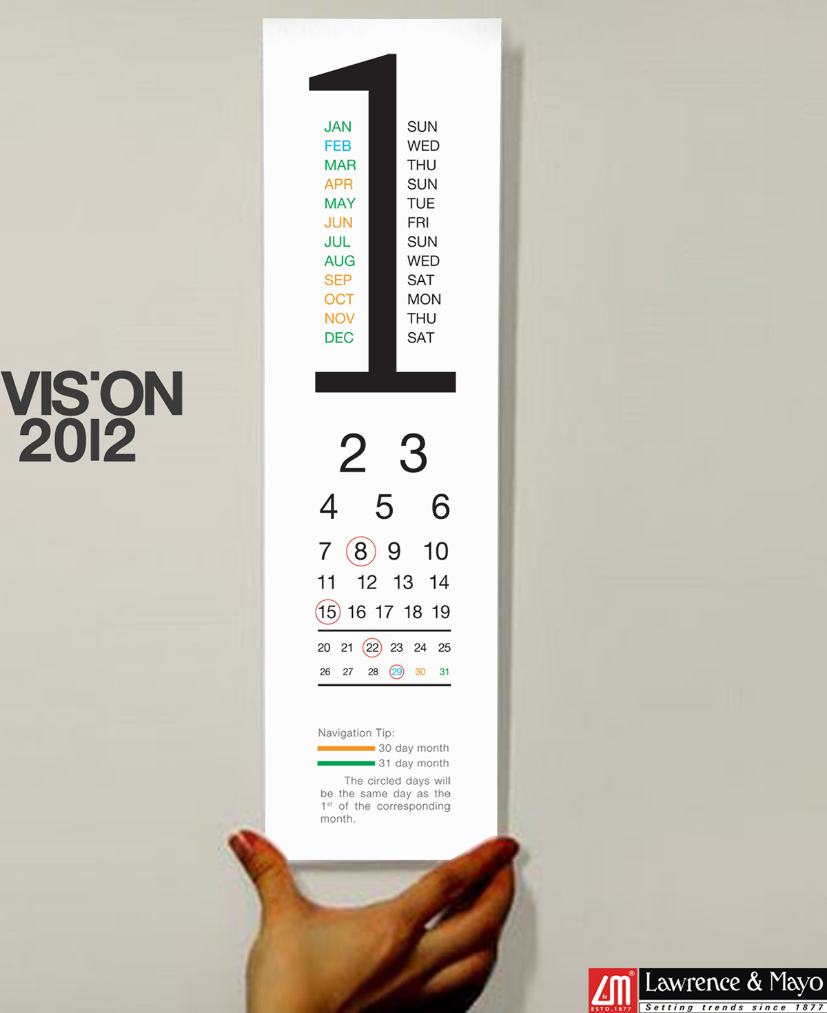 calendar design  vision