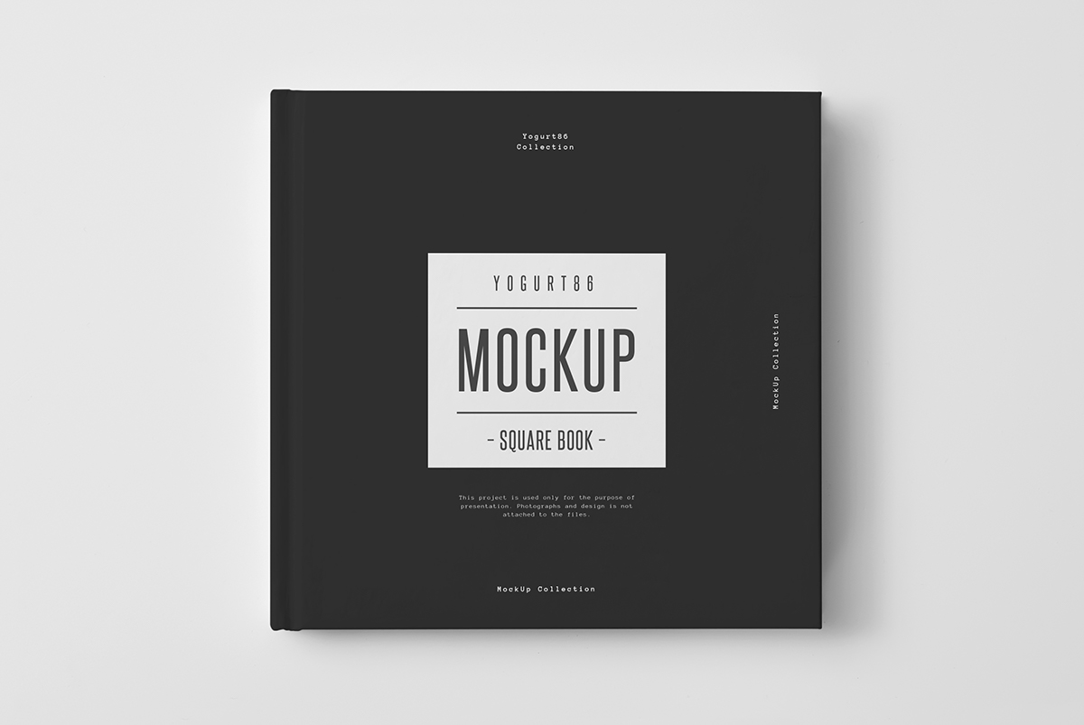 book cover hard mock mock-up Mockup modern paper photo-realistic photorealistic present presentation presentation brochures realistic showcase
