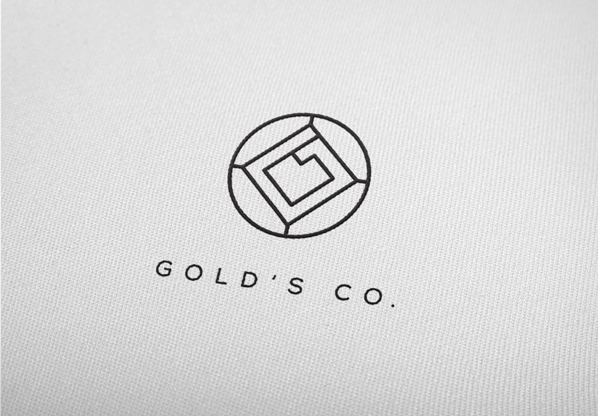 blue minimal modern White bag envelope tag Label boutique accessories geometric