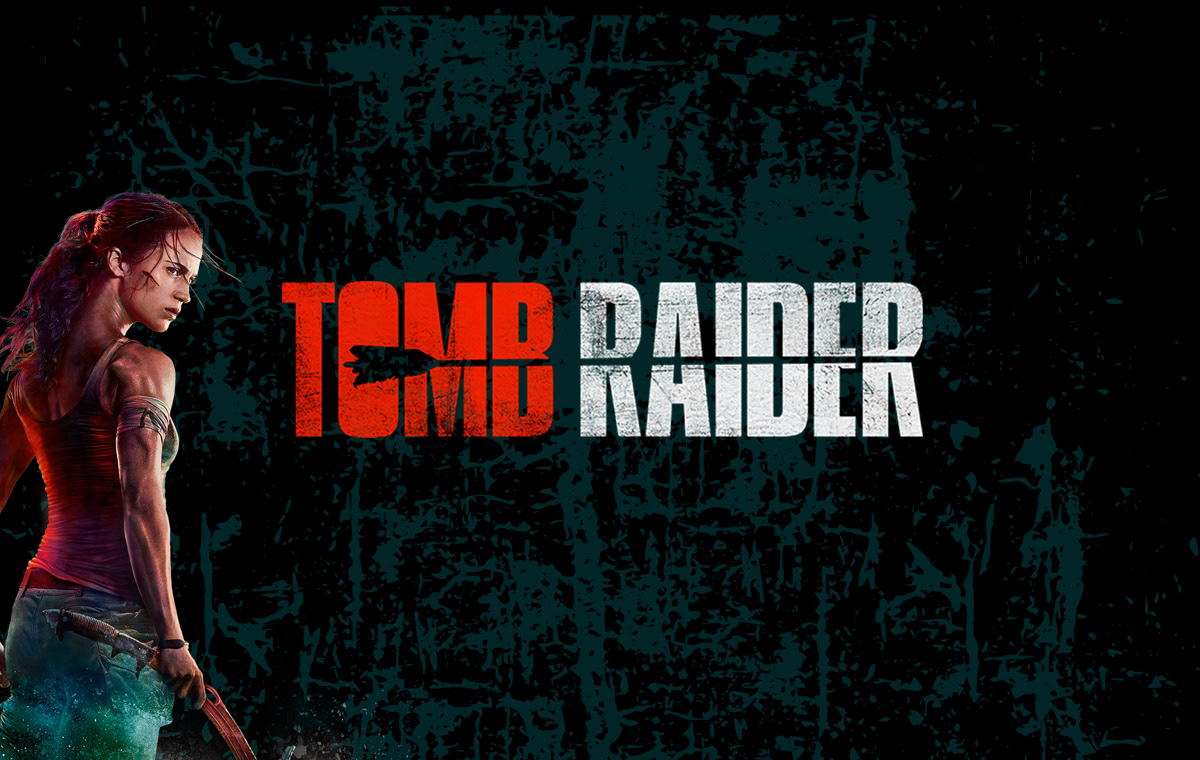 Adobe Portfolio ui design game design  tomb raider movie lara croft microsite Website user interface