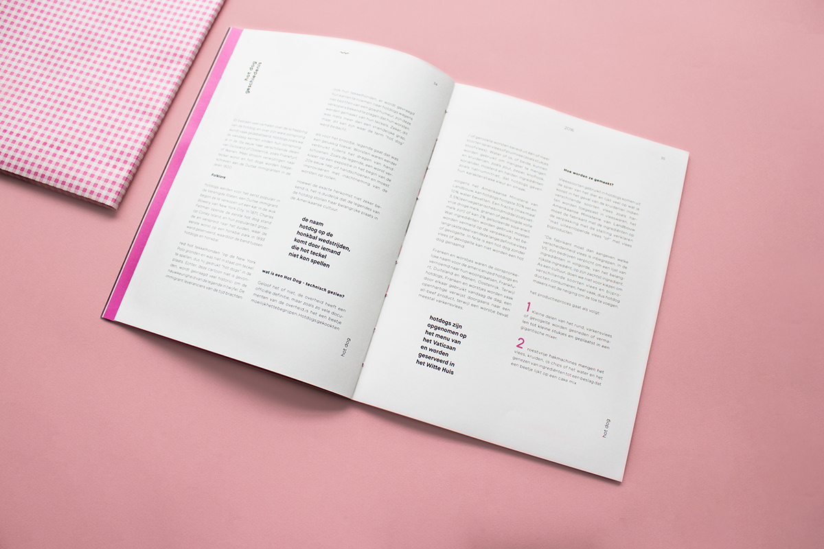 editorial design magazine book sausage binding branding  Packaging Layout totebag
