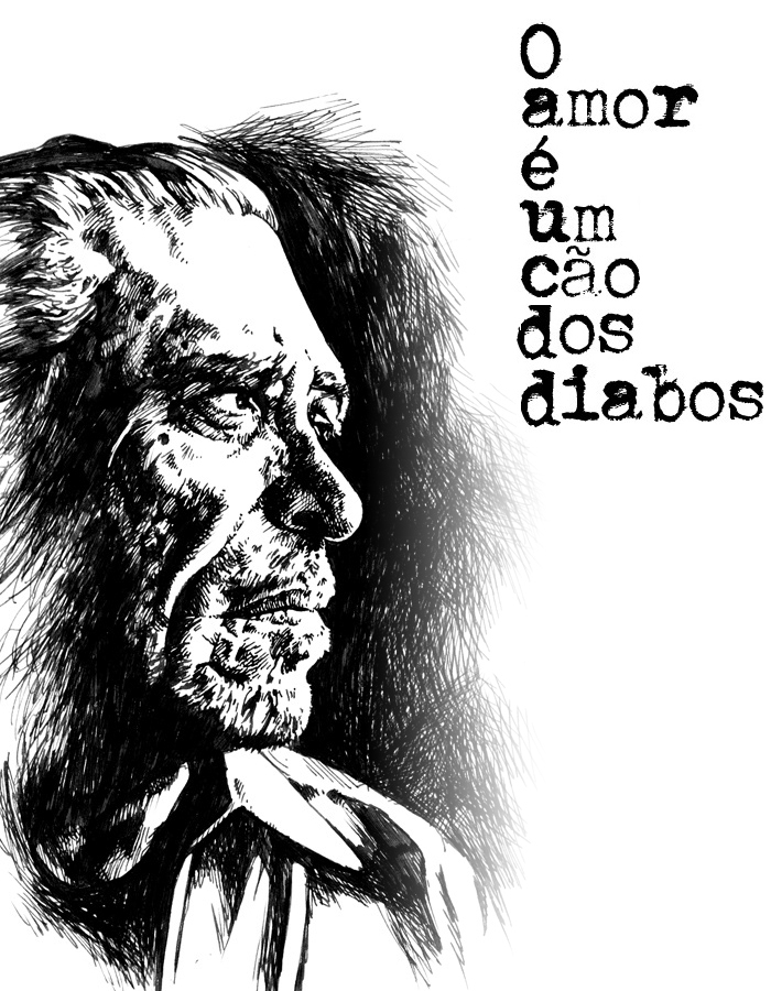 bukowski draw photoshop wacom Ilustração Brasil literatura