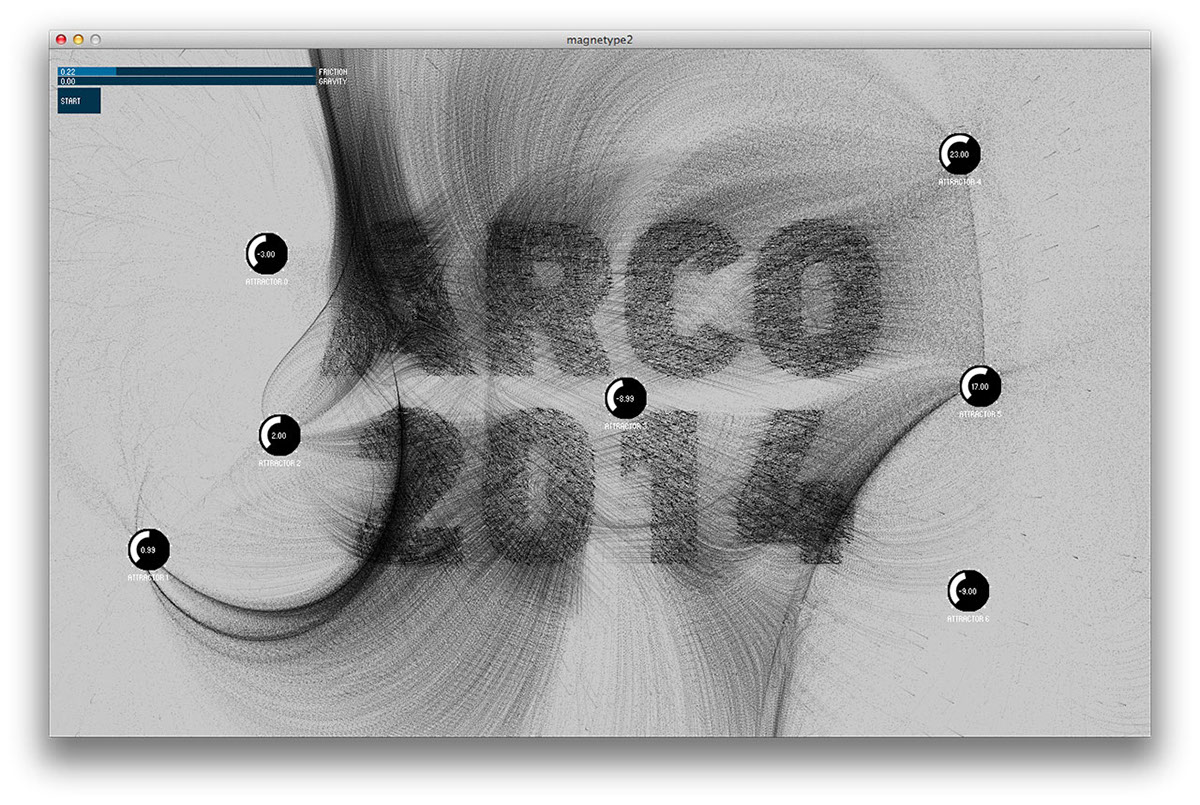 magnets arco art processing typography  