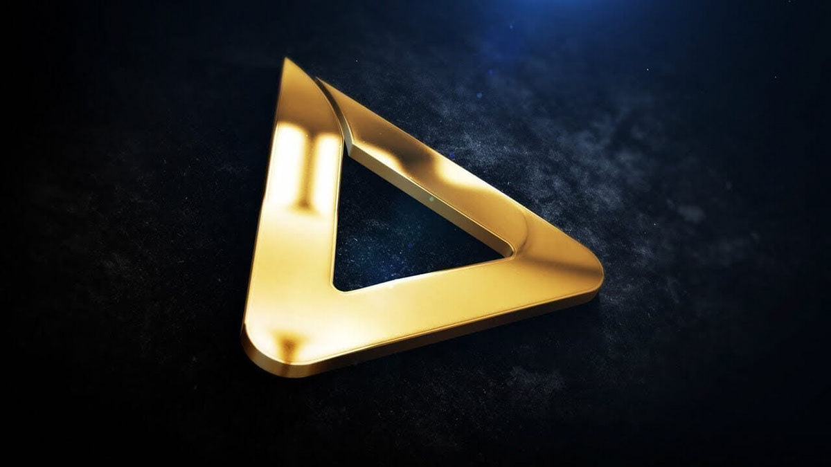 logo animation golden logo animation