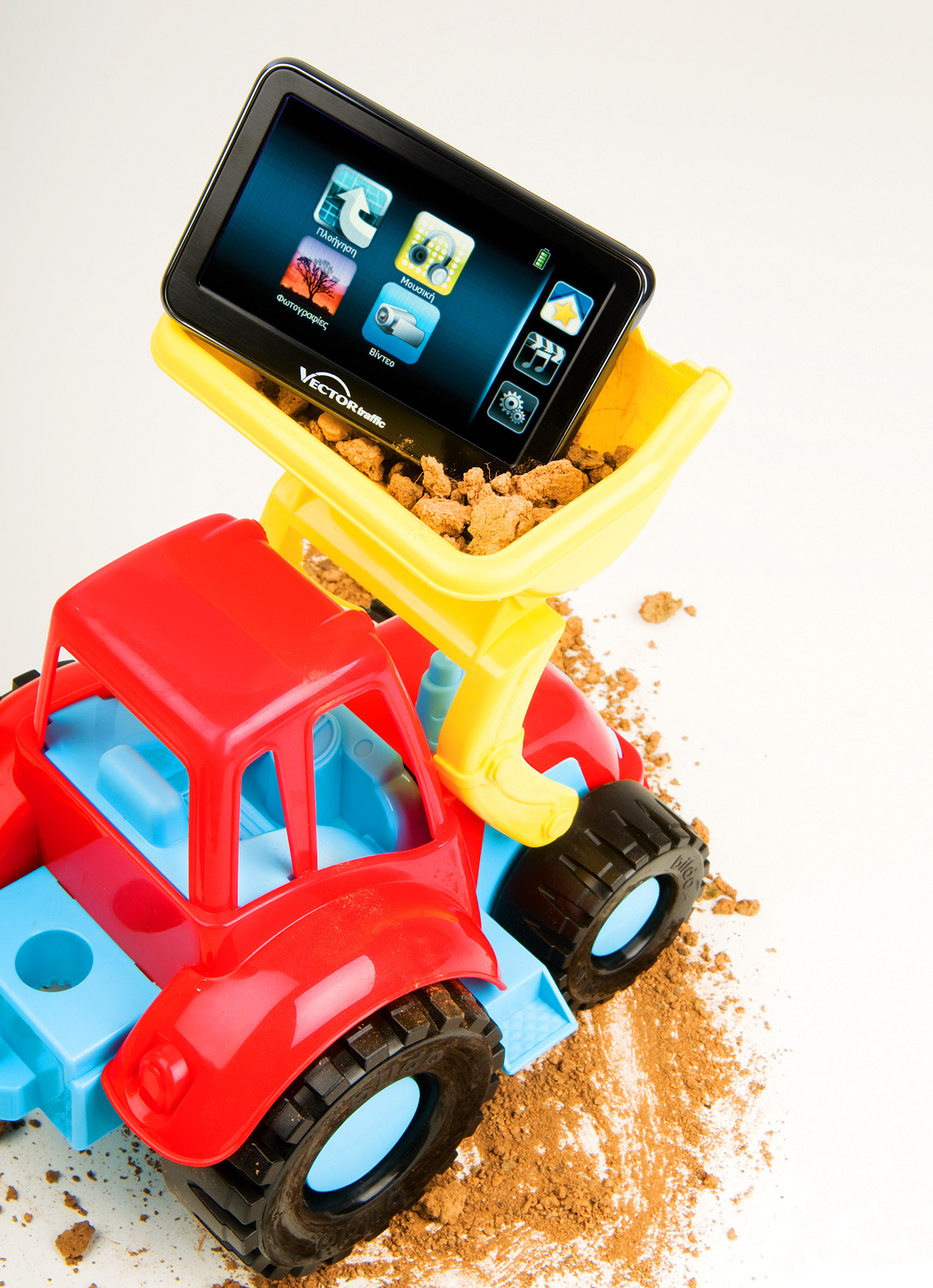 T3 Magazine gps dirt toys still life Technology