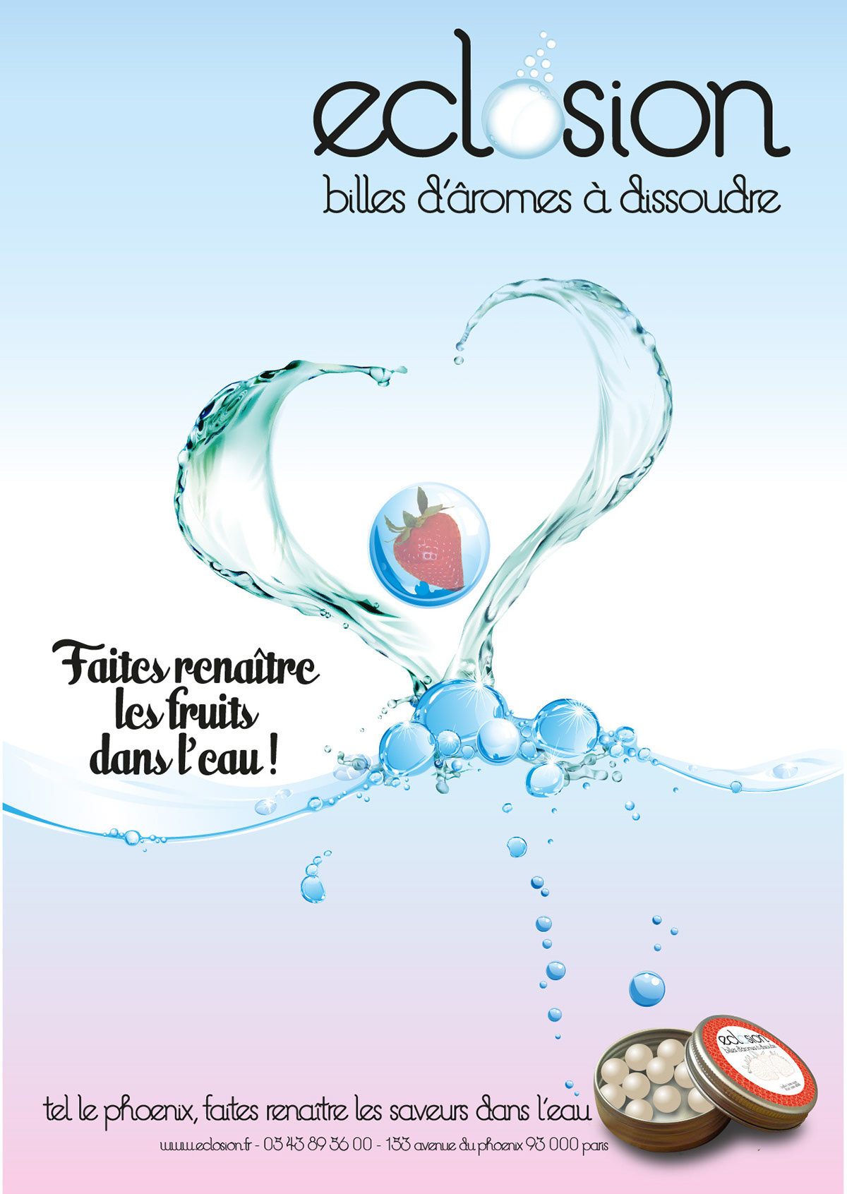 arômes logo fruits eau eclosion bubbles