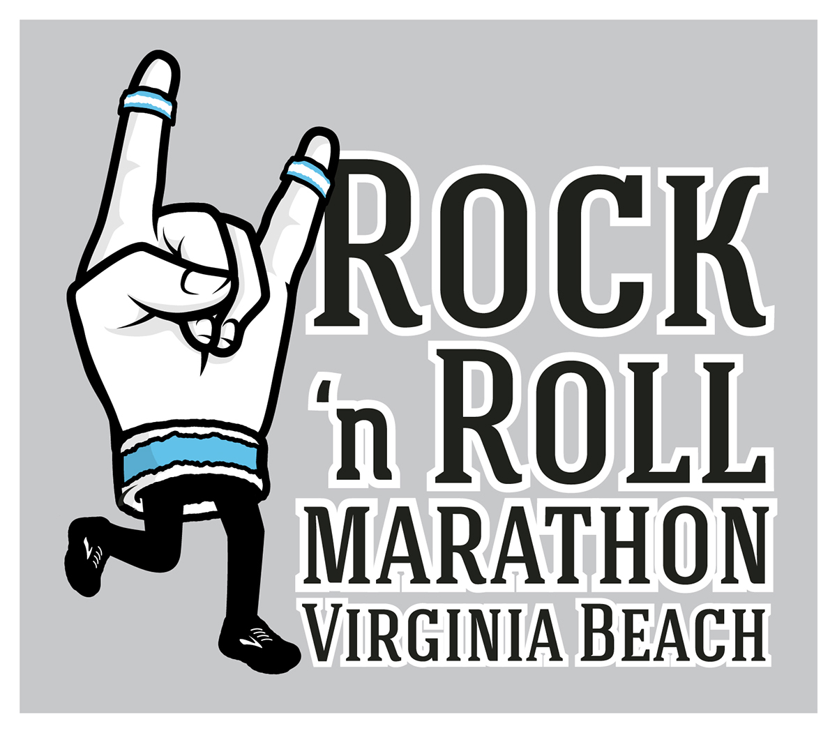 t-shirt design shirt vector screen print rock Roll Marathon running shoe
