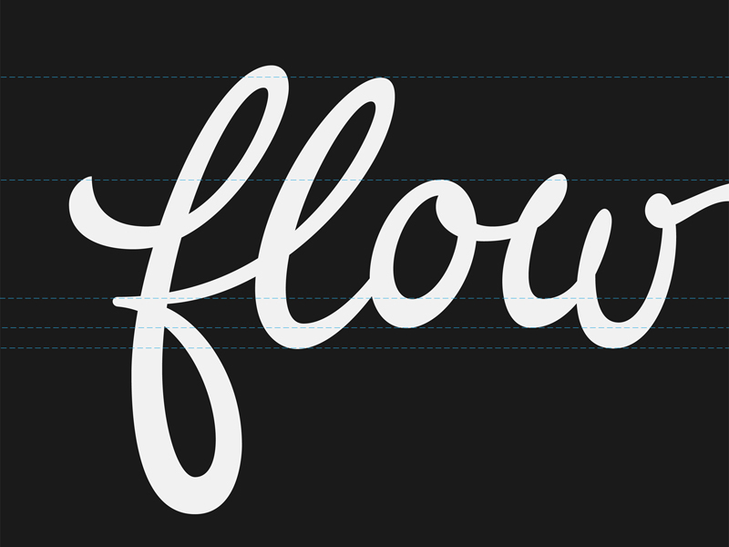 logo Logotype brand identity brush Script flow Handlettering lettering typedesign Custom vector
