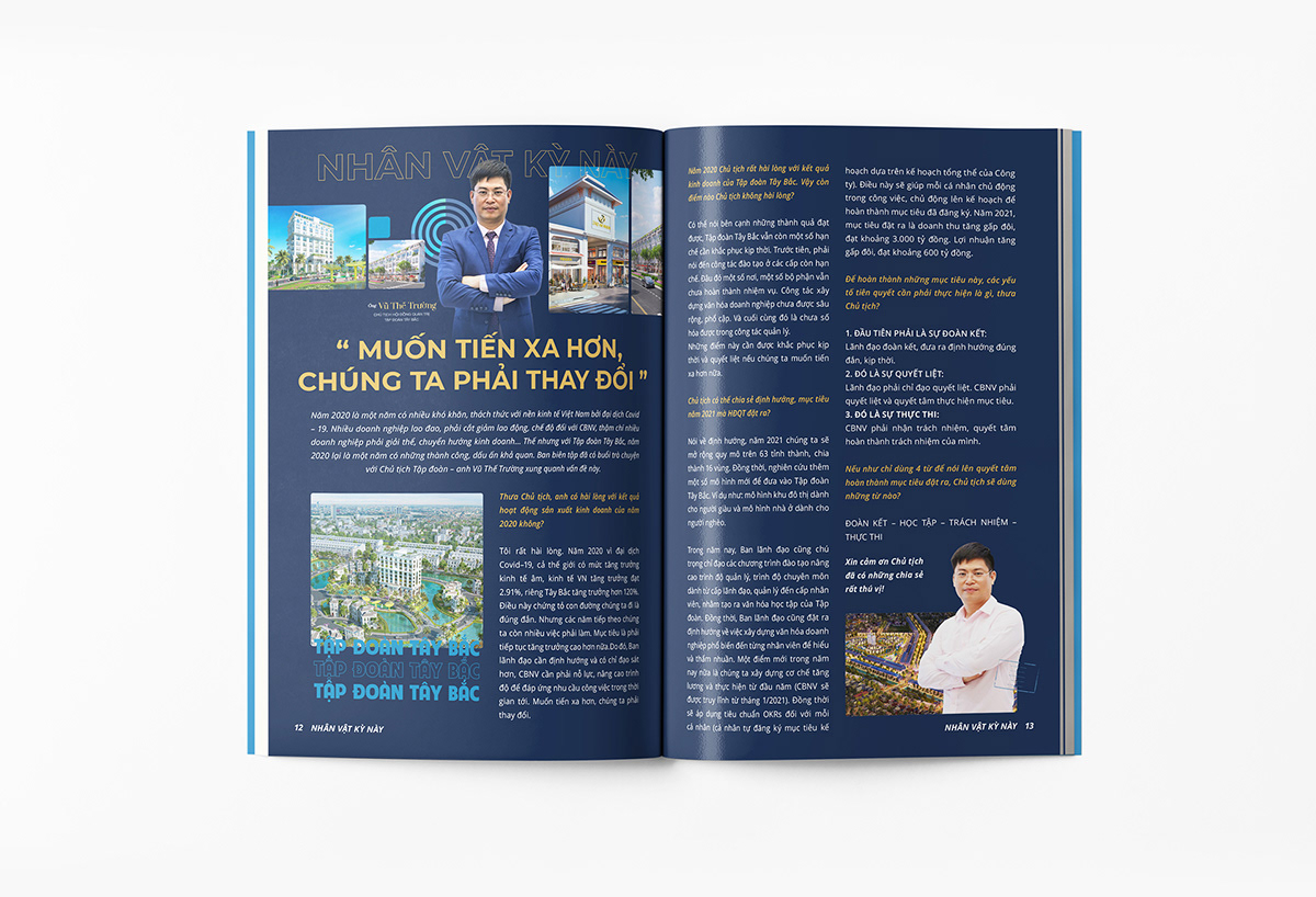 corporate magazine magazine editorial print Tạp chí  vietnam