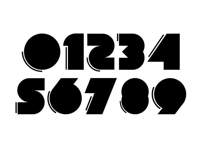 type font freefont Typeface freebies geometric bauhaus minimalist minimal