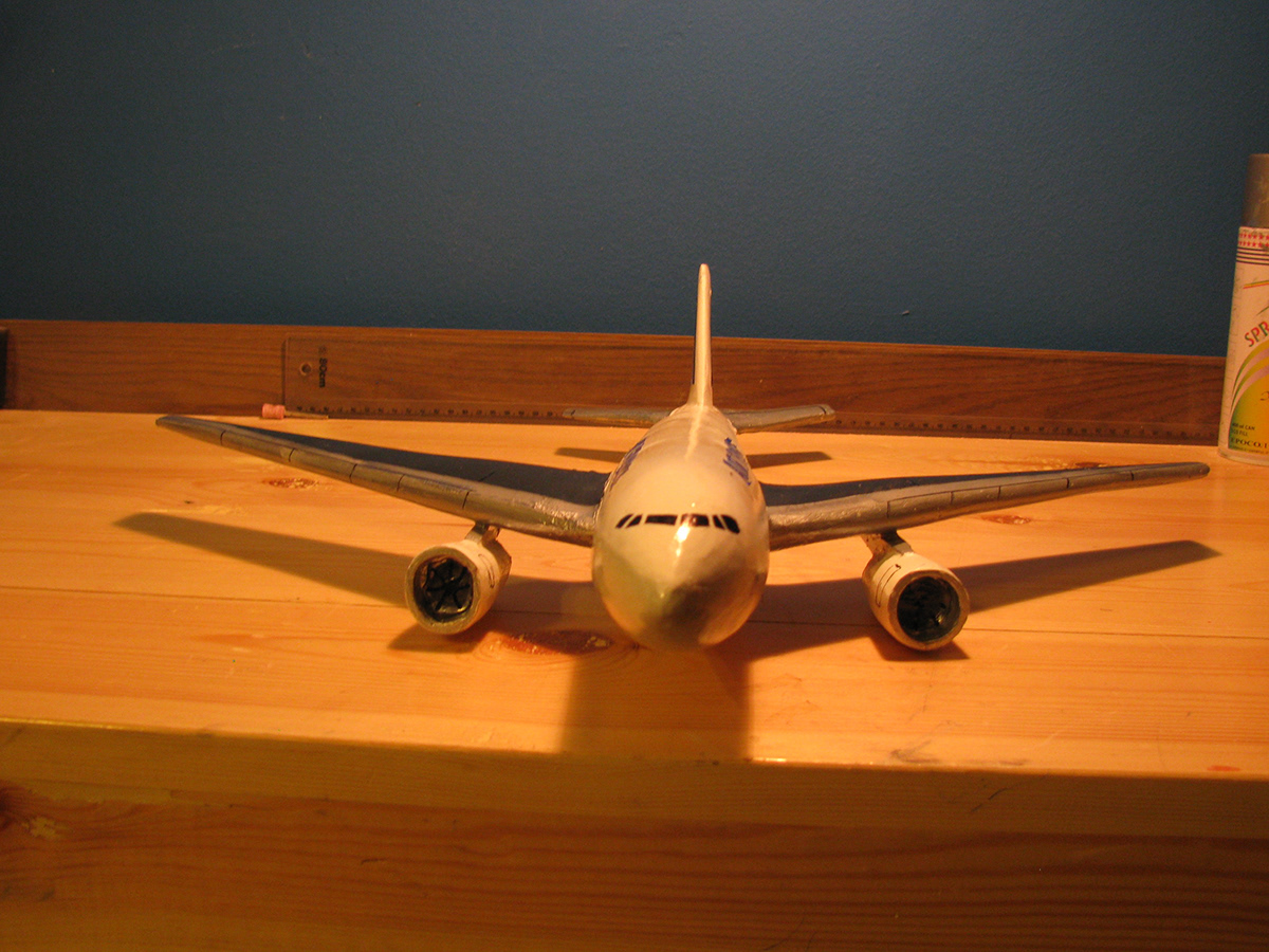 airplane airfrance  paper model  airplanes model