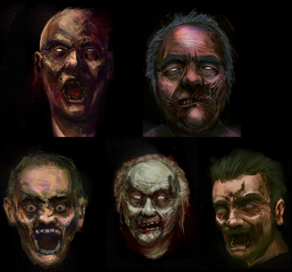 zombie chrisnygaard portraits