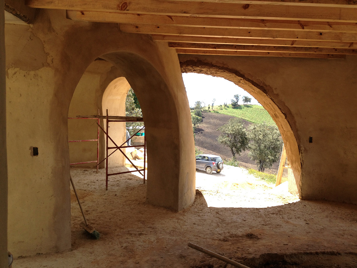 superadobe Sustainable colombia Earthbag building CALEARTH earth Rammed   arquitectura sostenible tierra