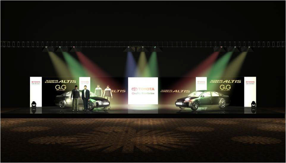 toyota  altis  India  automotive  launch  watchout projection  dance performance  brand launch  live event  New Delhi concept