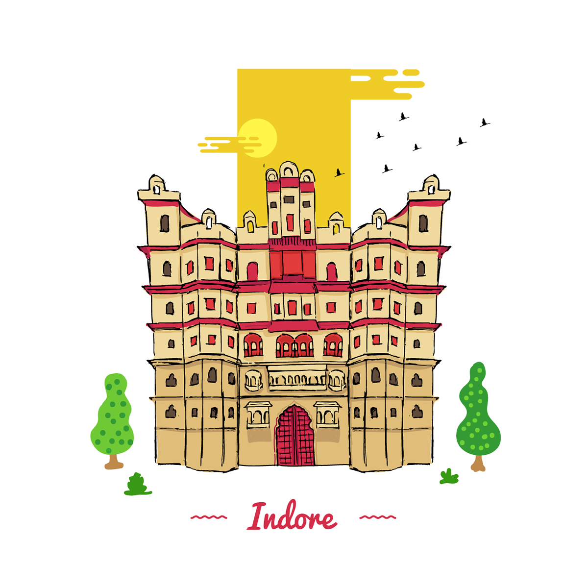 36daysoftype lettering illustrative typography indian cities ILLUSTRATION  handdrawn type visual design graphic design 